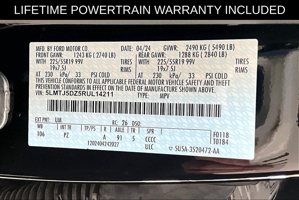 2024 Lincoln Corsair Plug-In Hybrid Grand Touring