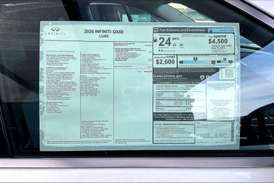 2026 INFINITI QX60 LUXE
