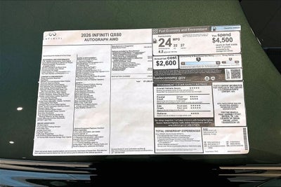 2026 INFINITI QX60 Autograph