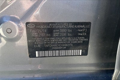 2014 Hyundai Elantra SE