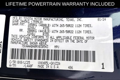 2024 Toyota Sequoia Capstone