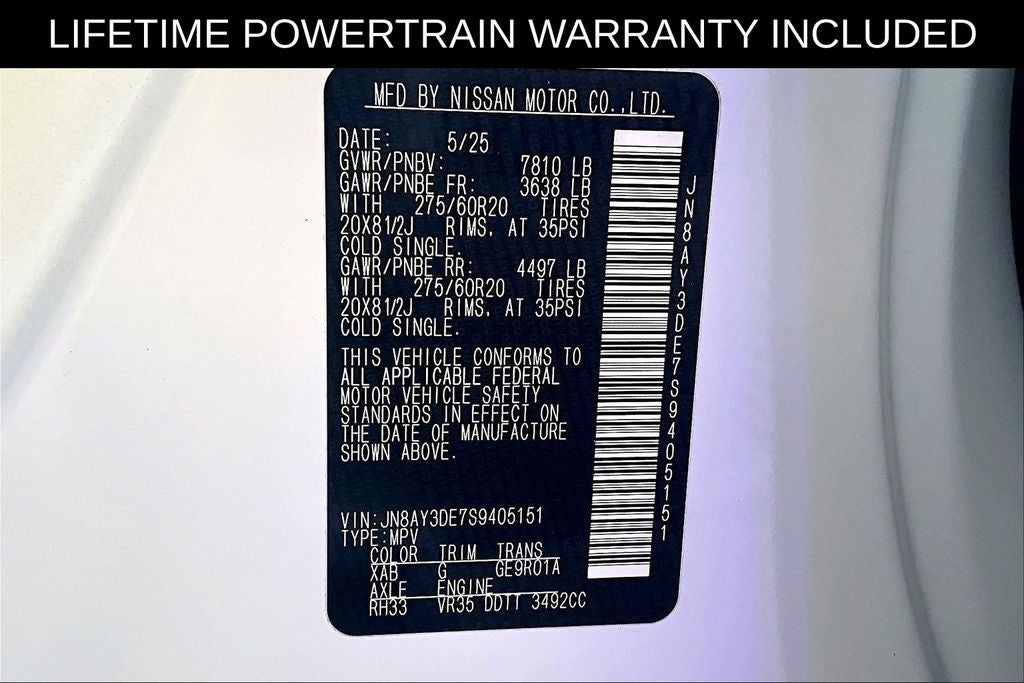 2025 Nissan Armada PRO-4X