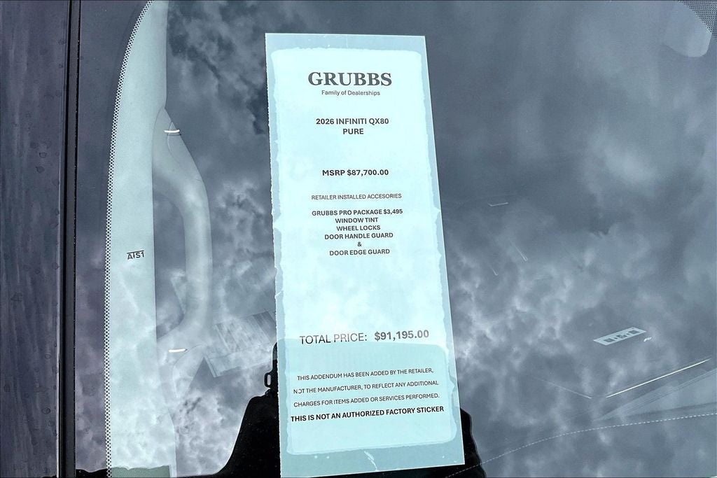 2026 INFINITI QX80 PURE