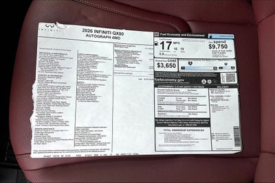 2026 INFINITI QX80 AUTOGRAPH