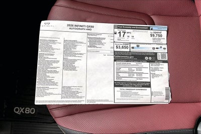 2026 INFINITI QX80 AUTOGRAPH