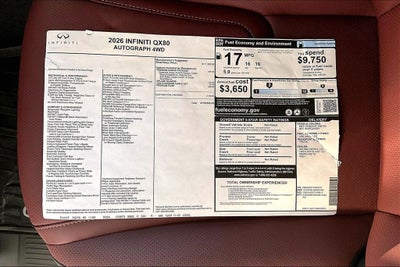 2026 INFINITI QX80 AUTOGRAPH