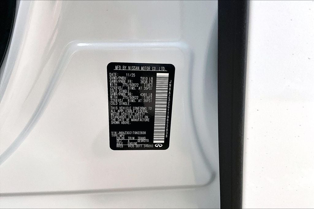 2026 INFINITI QX80 AUTOGRAPH