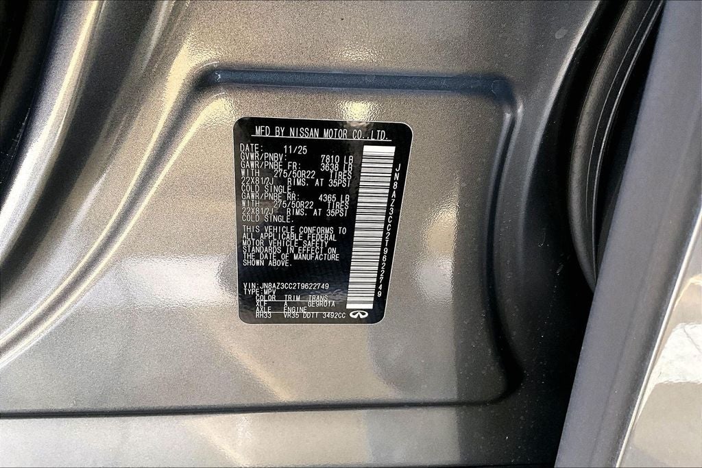 2026 INFINITI QX80 AUTOGRAPH