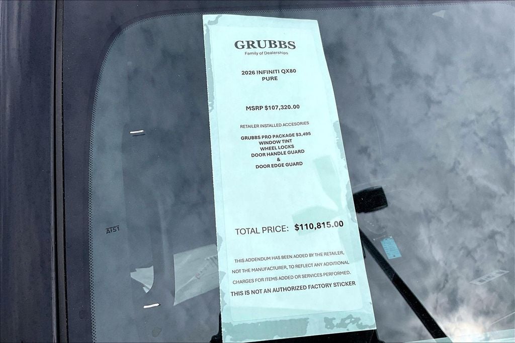 2026 INFINITI QX80 SPORT