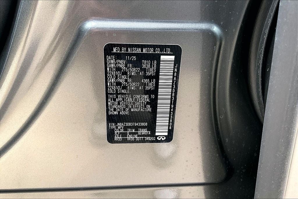 2026 INFINITI QX80 SPORT