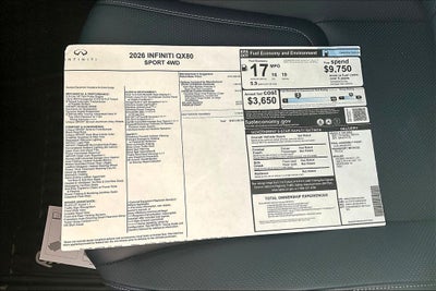 2026 INFINITI QX80 SPORT