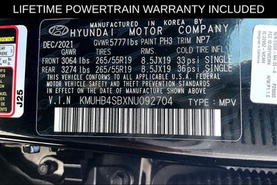 2022 Genesis GV80 2.5T Advanced Package