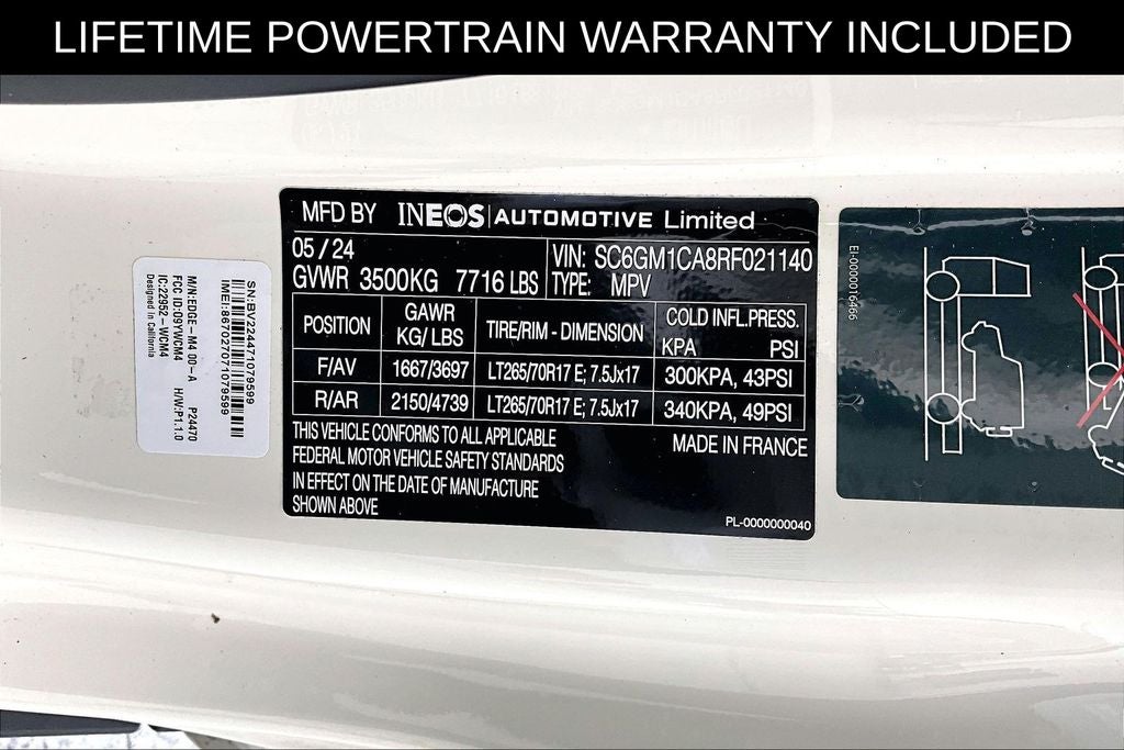 2024 INEOS Grenadier Trialmaster Edition