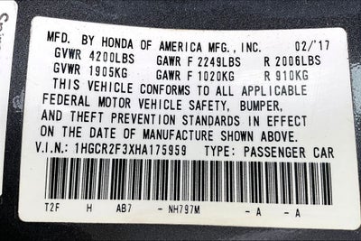 2017 Honda Accord LX