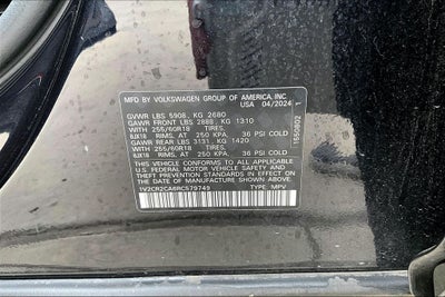 2024 Volkswagen Atlas 2.0T Peak Edition SE w/Technology