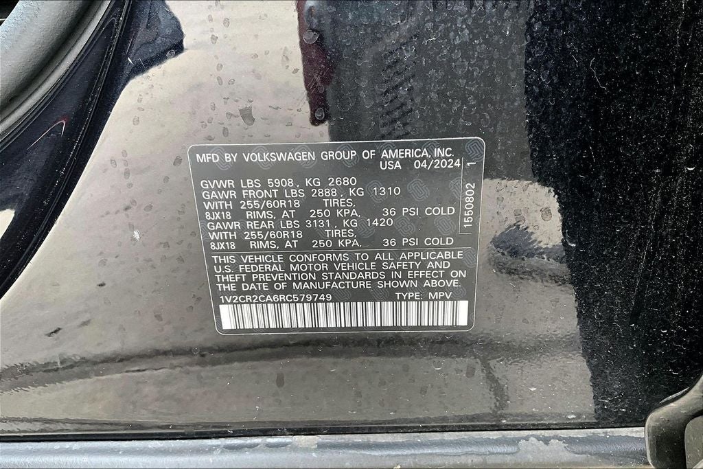 2024 Volkswagen Atlas 2.0T Peak Edition SE w/Technology