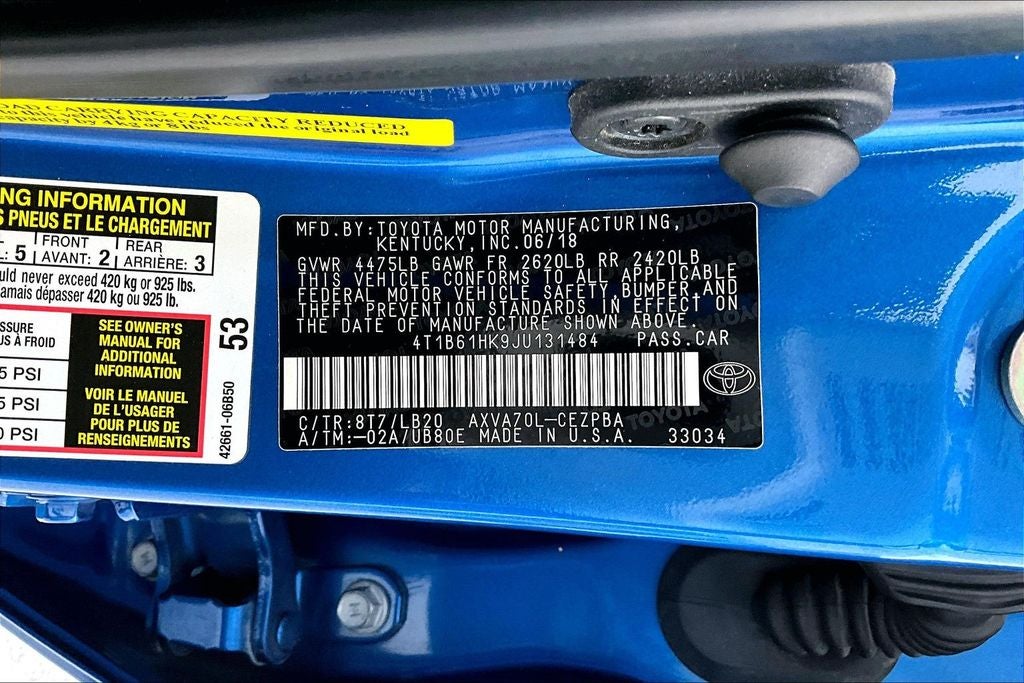 2018 Toyota Camry XSE