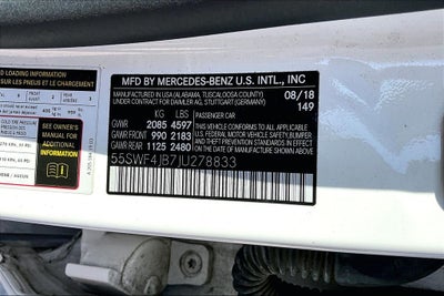 2018 Mercedes-Benz C-Class C 300