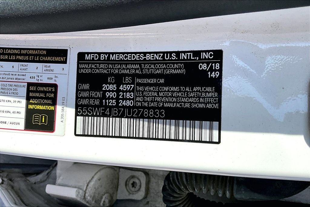 2018 Mercedes-Benz C-Class C 300