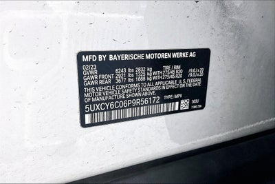 2023 BMW X6 xDrive40i