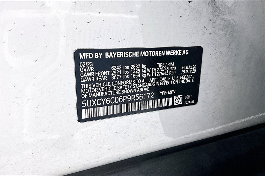 2023 BMW X6 xDrive40i