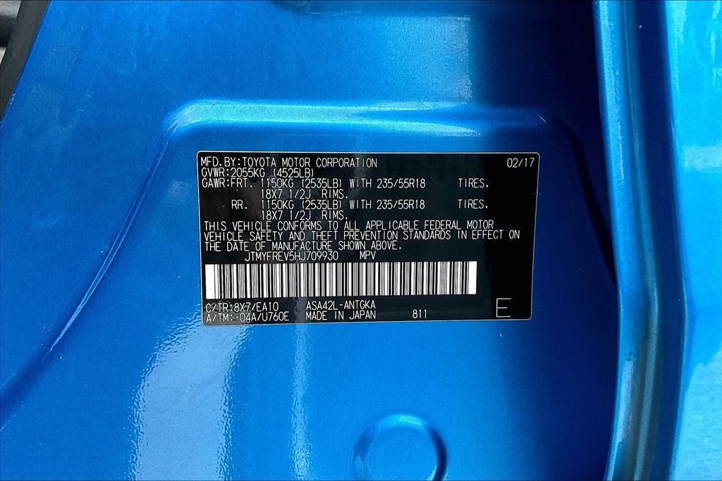 2017 Toyota RAV4 Limited