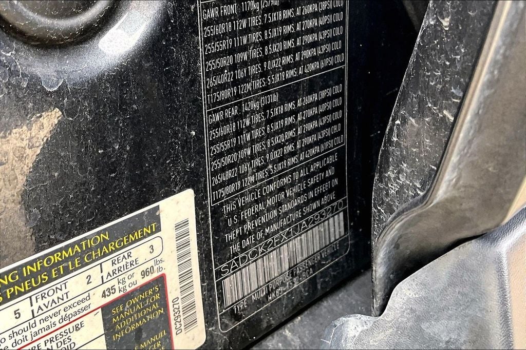 2018 Jaguar F-PACE 25t Prestige