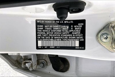 2020 Honda Civic EX-L