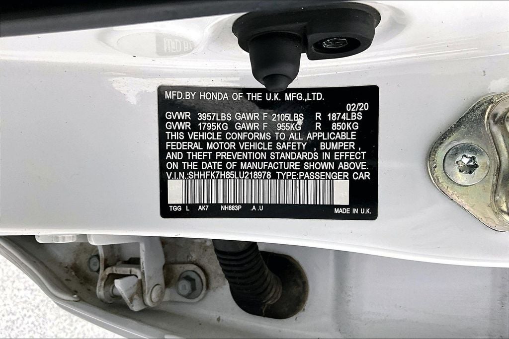 2020 Honda Civic EX-L