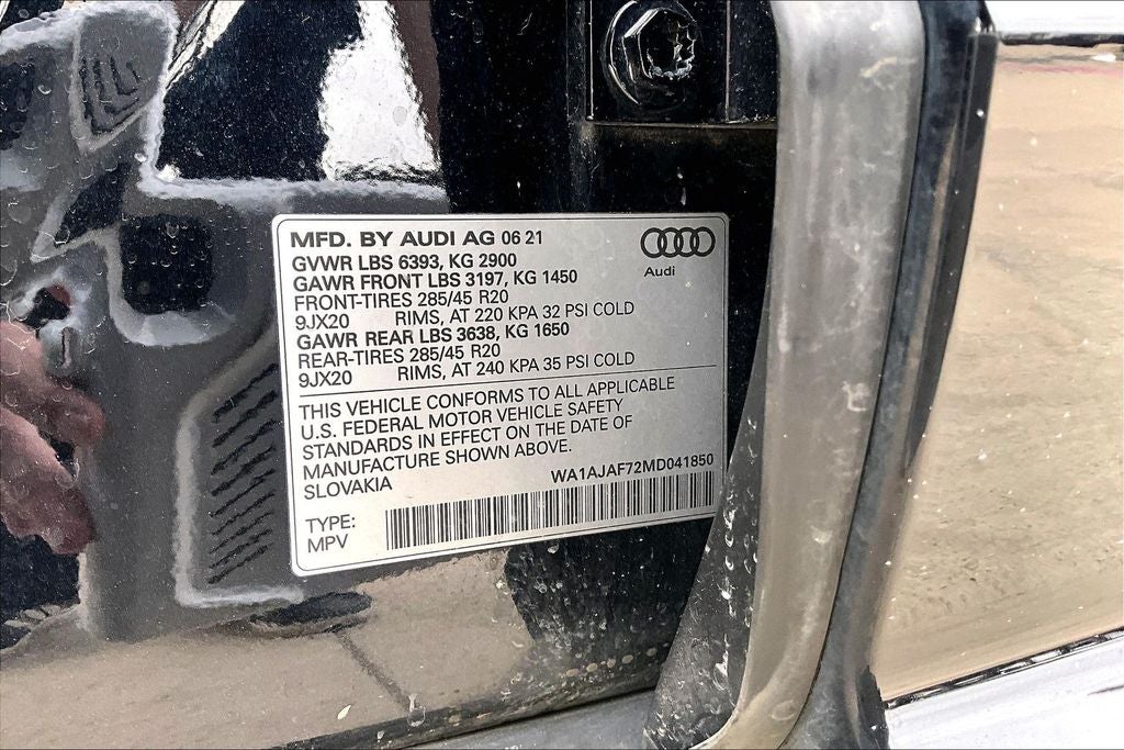 2021 Audi Q7 45 Premium quattro