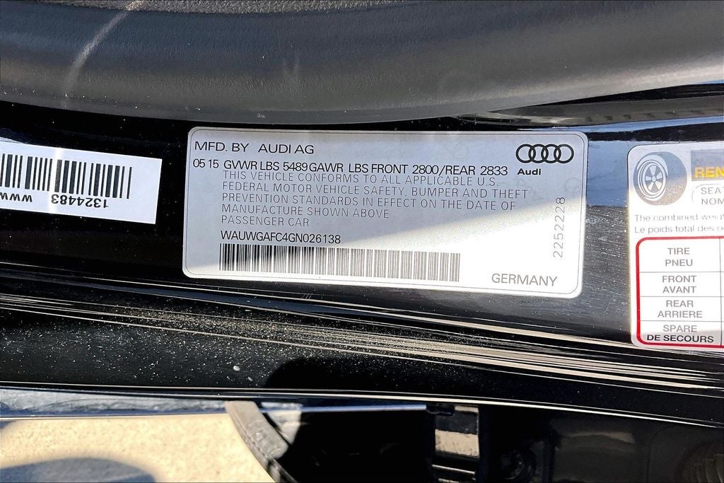 2016 Audi A7 3.0T Premium Plus quattro