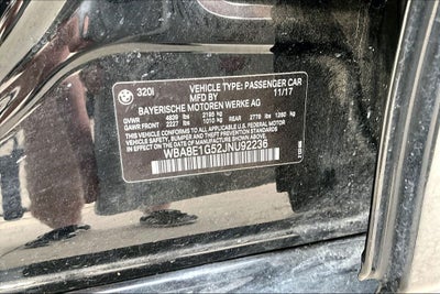 2018 BMW 3 Series 320i