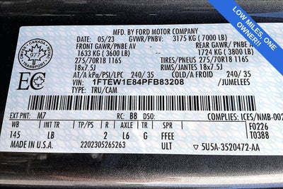 2023 Ford F-150 Tremor