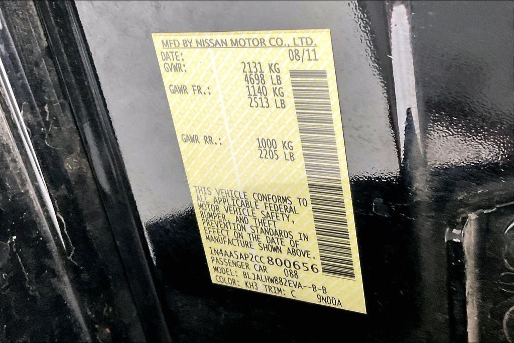 2012 Nissan Maxima 3.5 SV