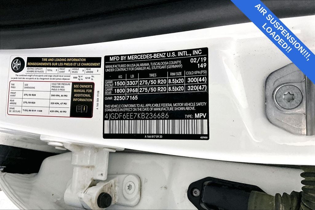 2019 Mercedes-Benz GLS GLS 450 4MATIC®