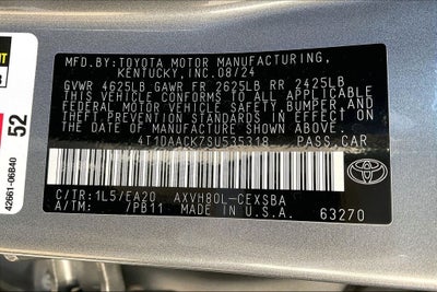 2025 Toyota Camry SE