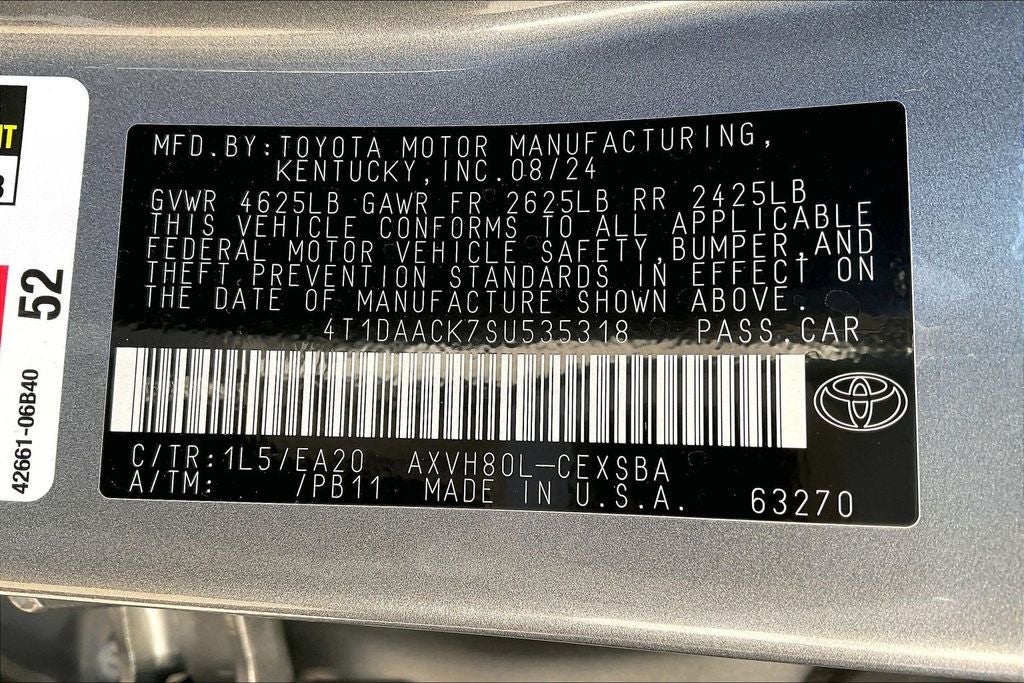 2025 Toyota Camry SE