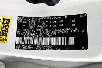 2016 Toyota Highlander Limited