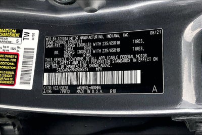 2021 Toyota Highlander Hybrid XLE