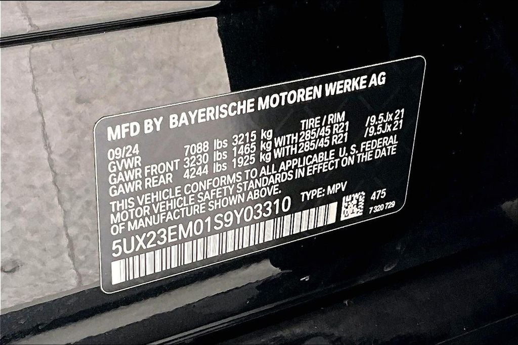 2025 BMW X7 xDrive40i