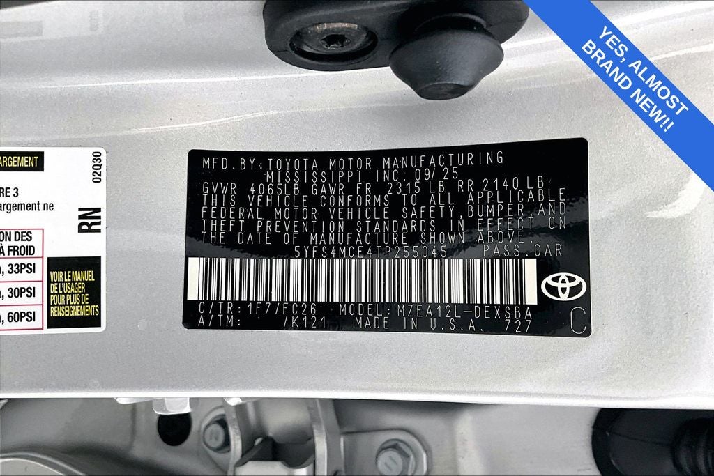 2026 Toyota Corolla SE