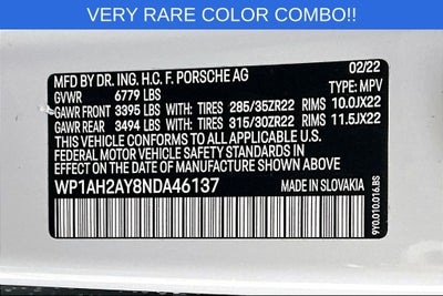 2022 Porsche Cayenne E-Hybrid Turbo S