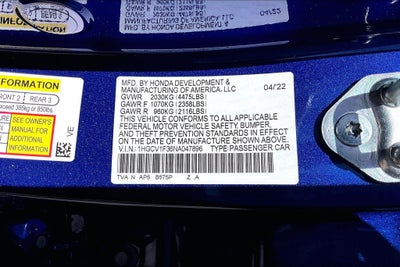 2022 Honda Accord Sport