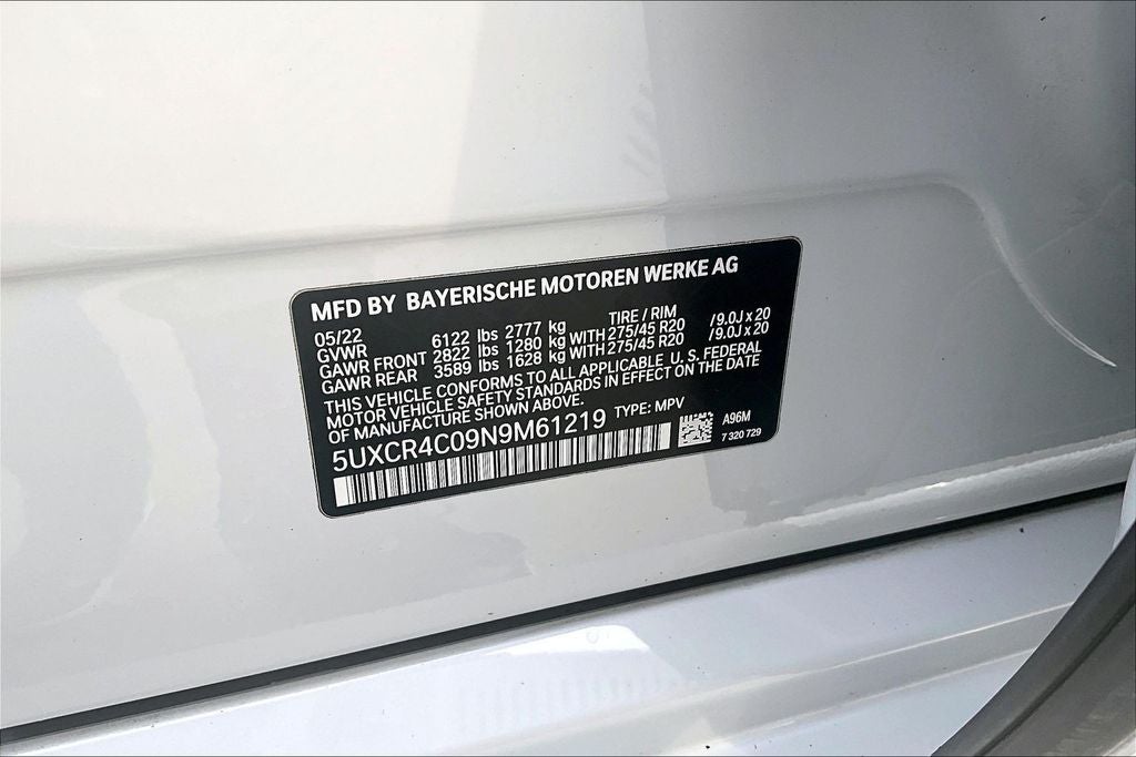 2022 BMW X5 sDrive40i