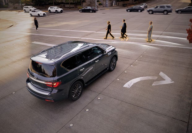2024 INFINITI QX80 Key Features - PREDICTIVE FORWARD COLLISION WARNING | Grubbs INFINITI of San Antonio in San Antonio TX