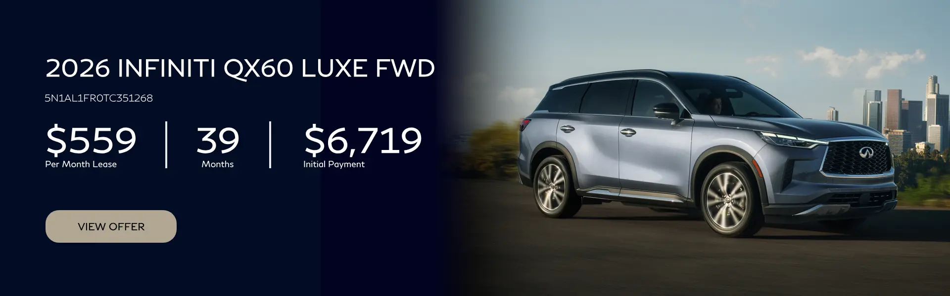 QX60 LUXE Lease