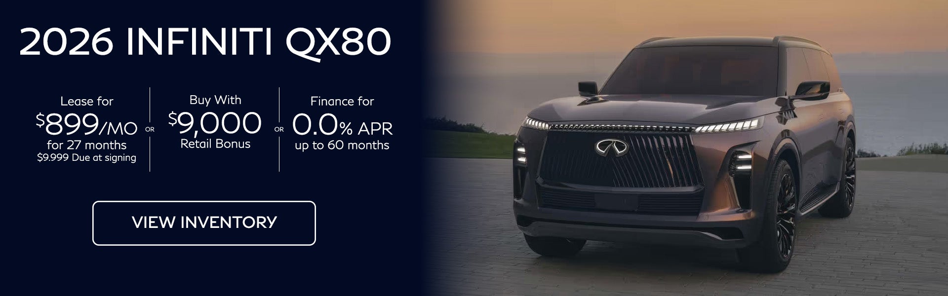 April QX80 Offers