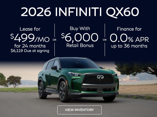 April QX60 Offers