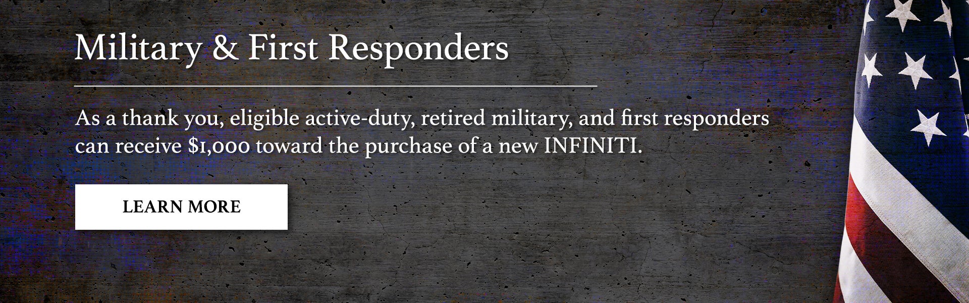 Military & First Responders Offer 